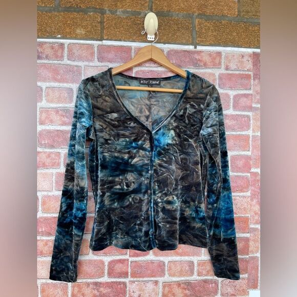 Betsey Johnson vintage set Y2K velour 2 piece size L/M - Picture 4 of 17